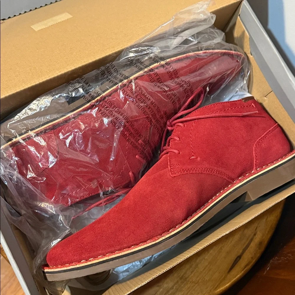Men's Navy Blue Chukka Boots